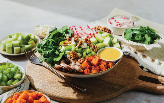 Harvest Apple Salad with chicken