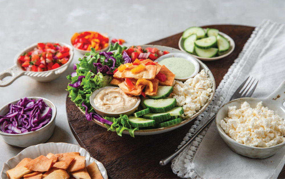 Loaded Pita Salad