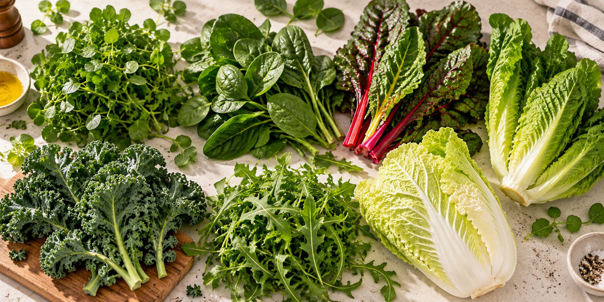 Quelles sont les salades vertes les plus nutritives ?