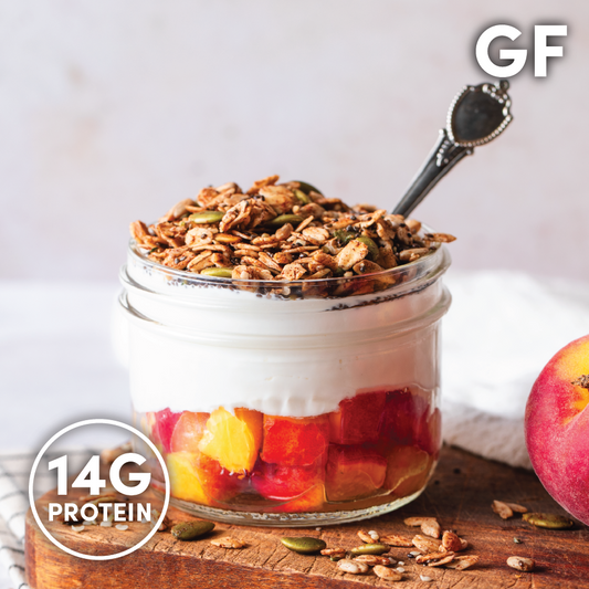 Peach Greek Yogurt Parfait