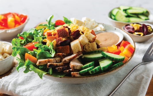 Santorini Sun Salad with chicken