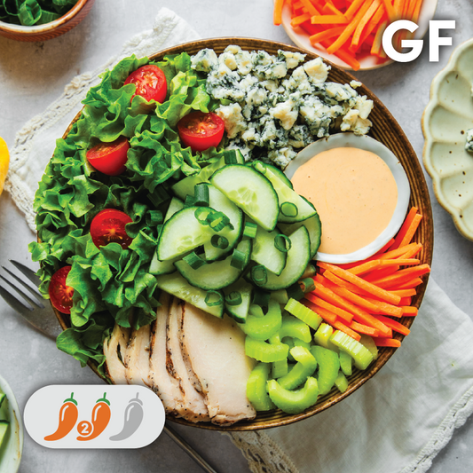 Salade Buffalo Ranch  with chicken