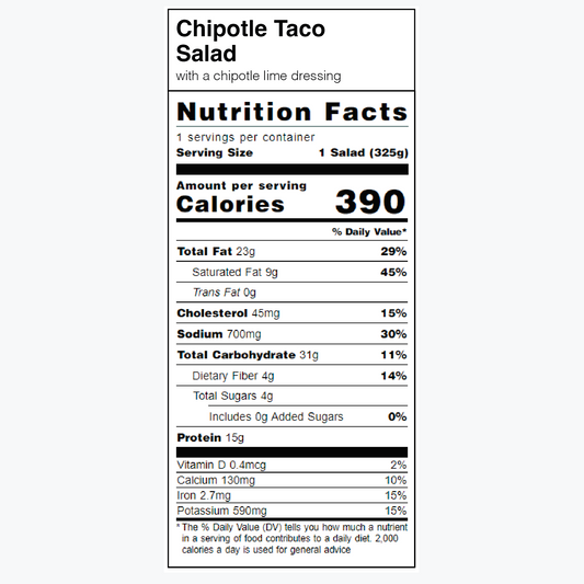 Chipotle Taco Salad