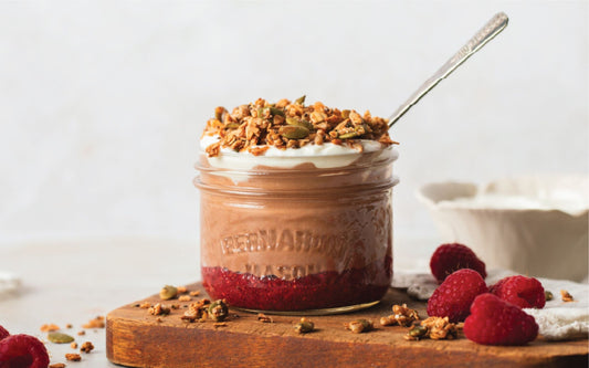 Chocolate Berry Protein Parfait
