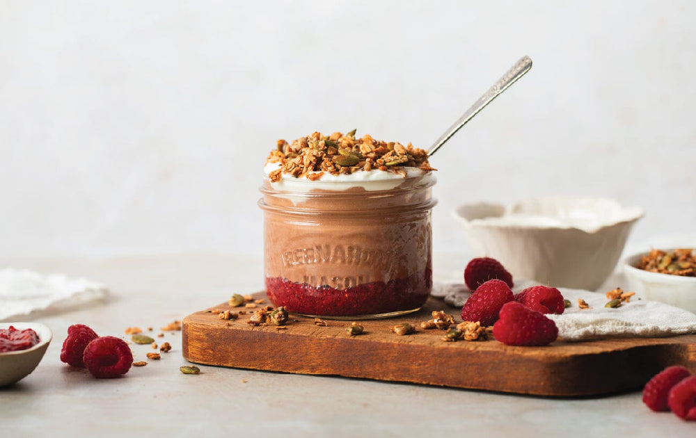 Chocolate Berry Protein Parfait