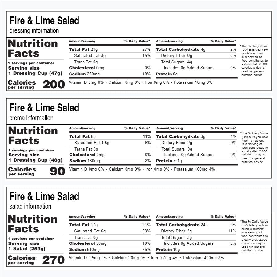 Fire & Lime Salad