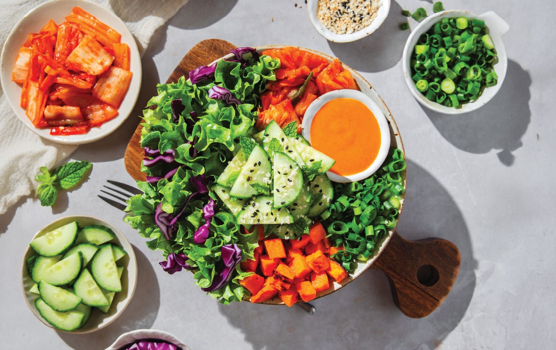 Korean Kimchi Salad