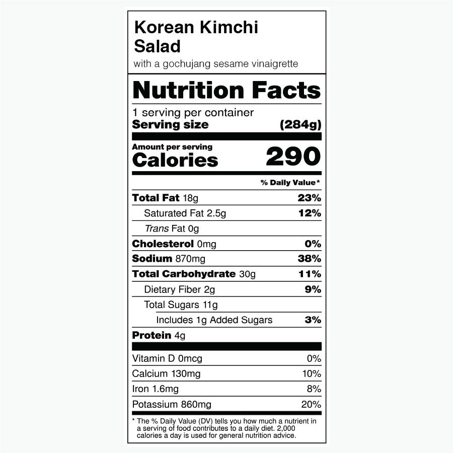 Korean Kimchi Salad