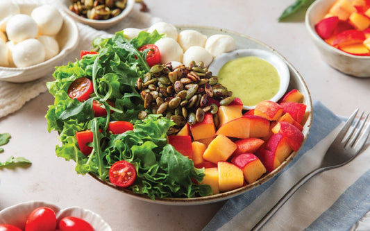 Peach Caprese Salad