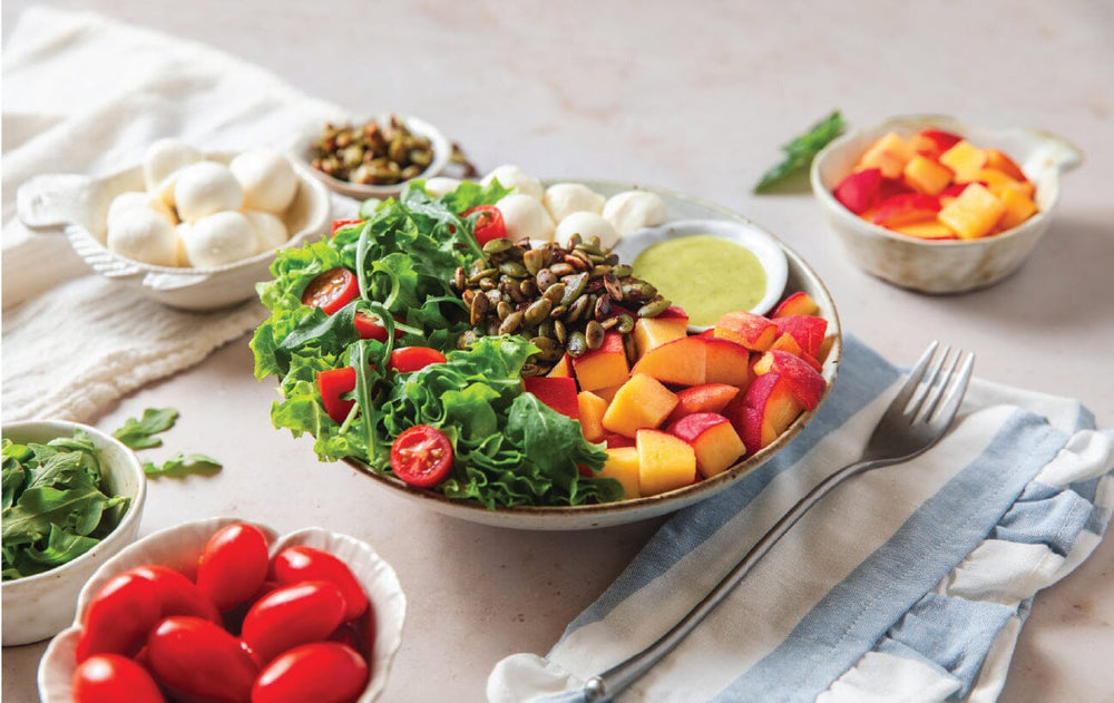 Peach Caprese Salad