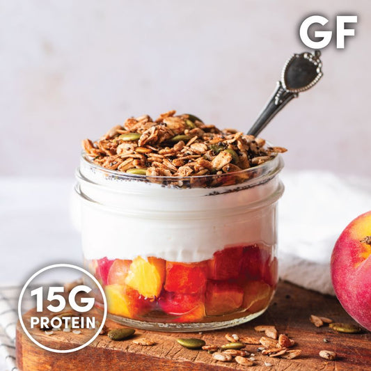 Peach Greek Yogurt Parfait