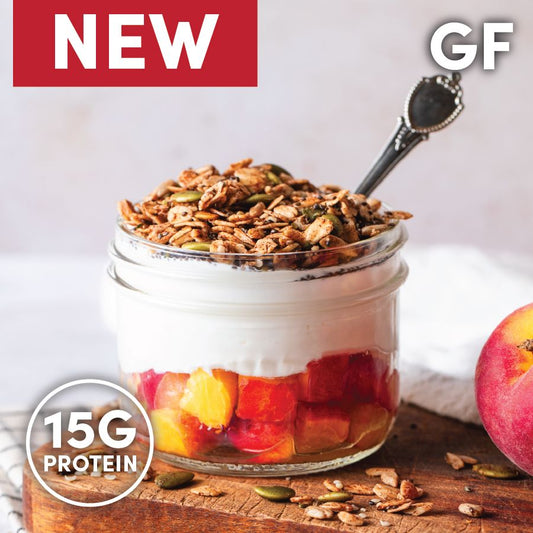 Peach Greek Yogurt Parfait