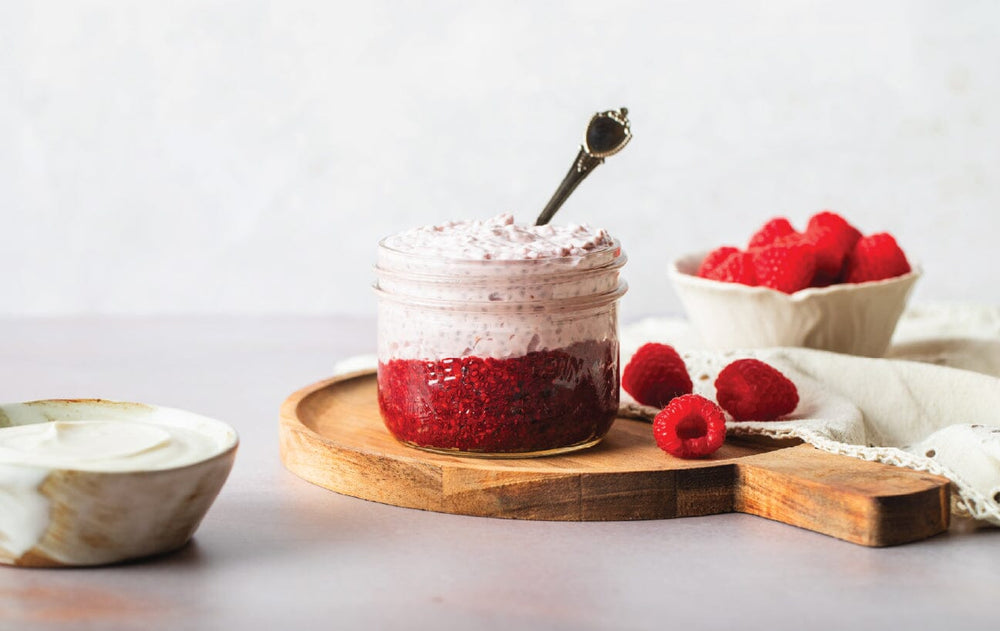 Raspberry Protein Parfait