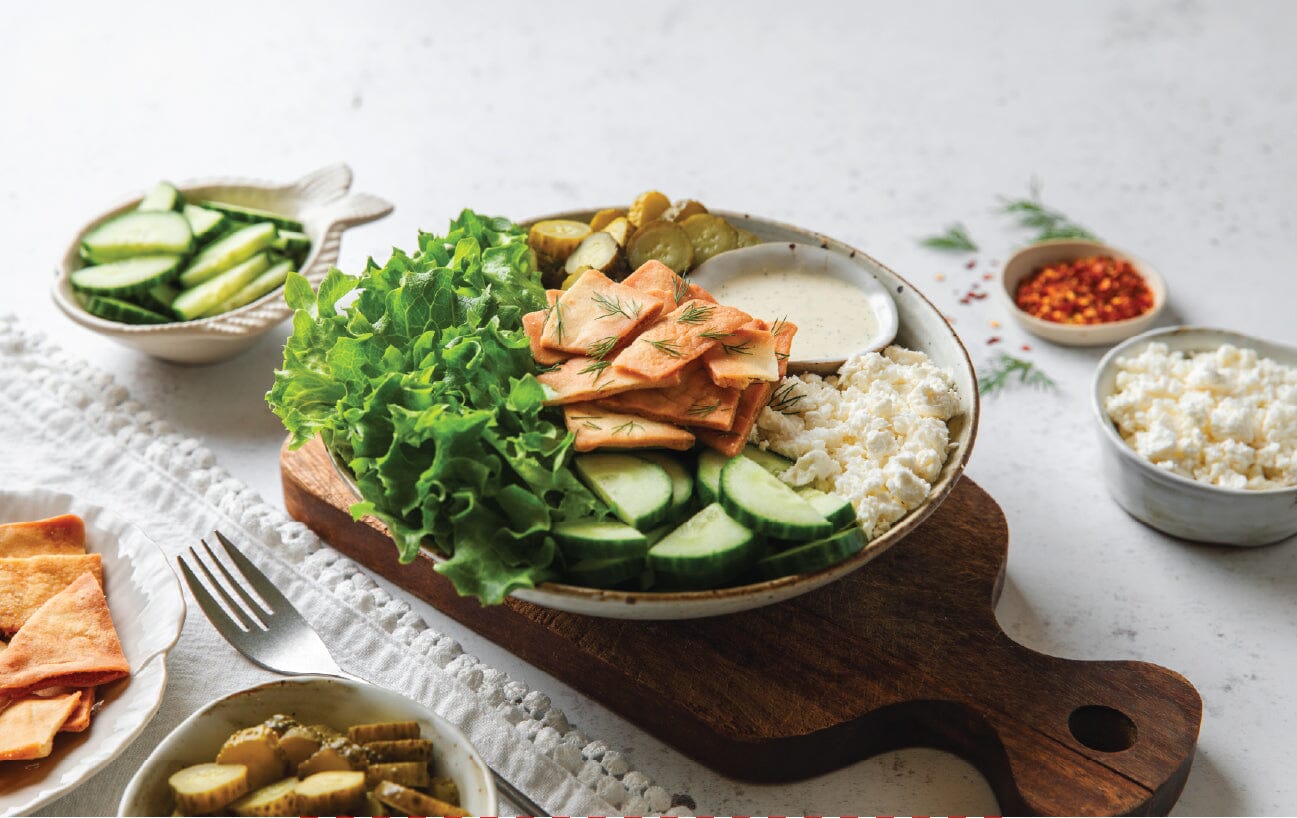 Spicy Dill Pickle Salad