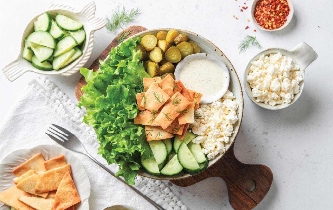 Spicy Dill Pickle Salad