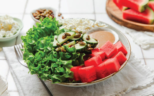 Salade de pastèque et de feta